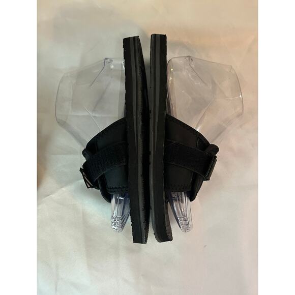 VOLCOM ECO RECLINER SLIDE SANDALS SIZE 6 BLACK Women's NWOT - Picture 2 of 5